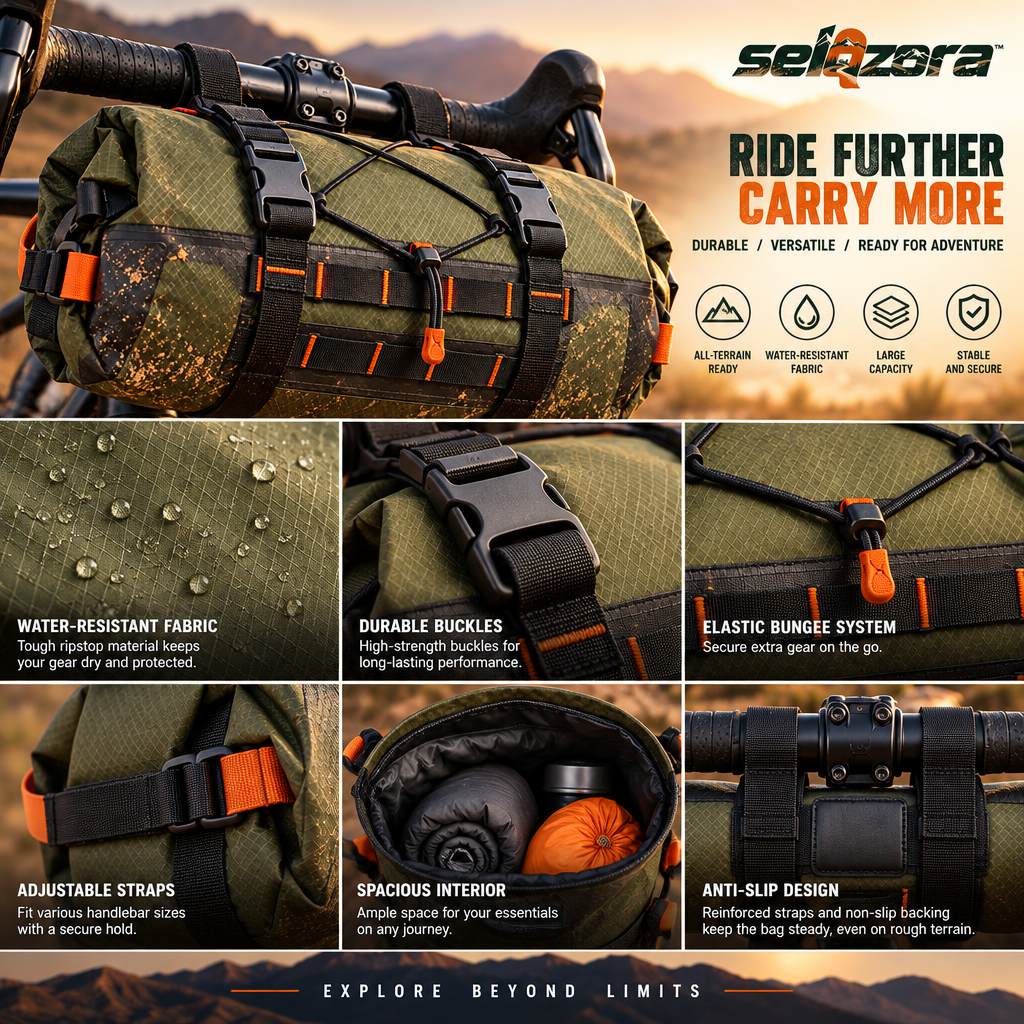 Gravel Handlebar Roll Bag — view 2