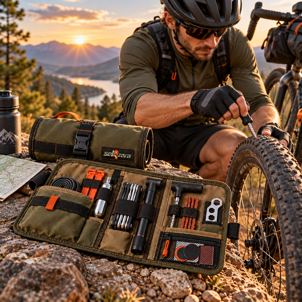 Gravel Cycling Tool Roll Kit — view 2