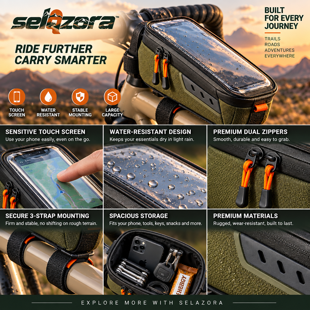 Water-Resistant Phone Top Tube Pouch — view 4