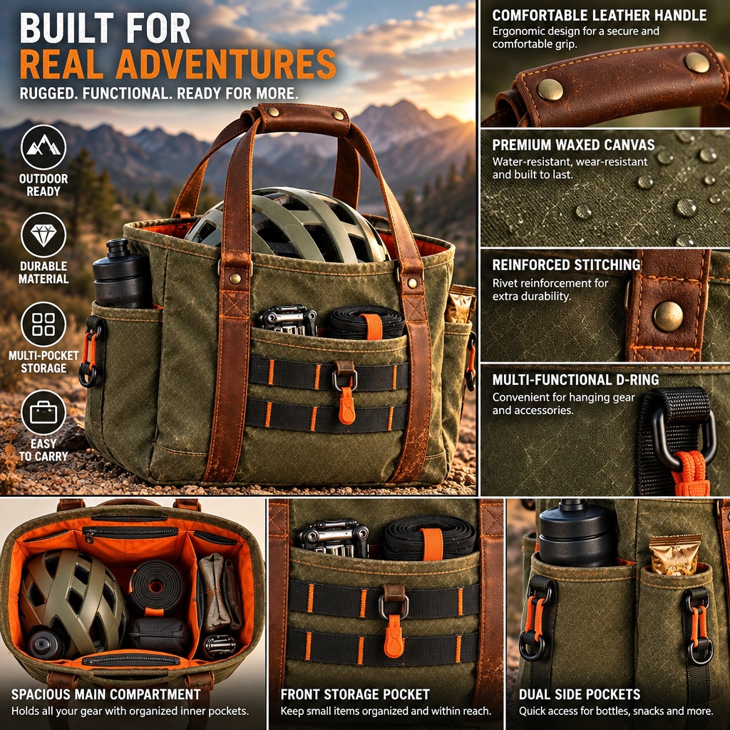 Gravel Cycling Gear Tote — view 2