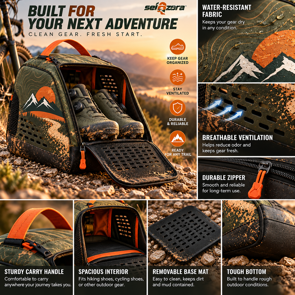 Ventilated Cycling Shoe Bag — view 5